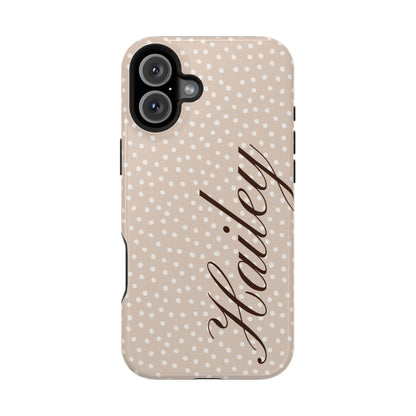 Custom Vanilla Dots iPhone Case