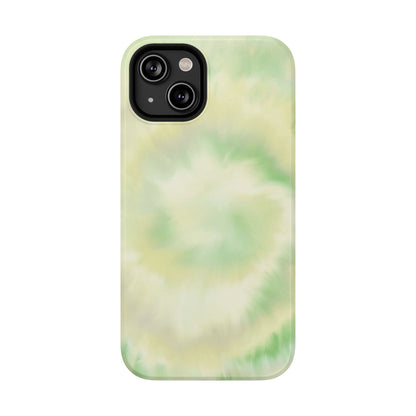 Lime Tie Dye iPhone Case
