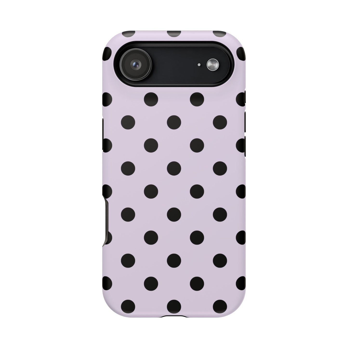 Lilac Polka Dots iPhone Case