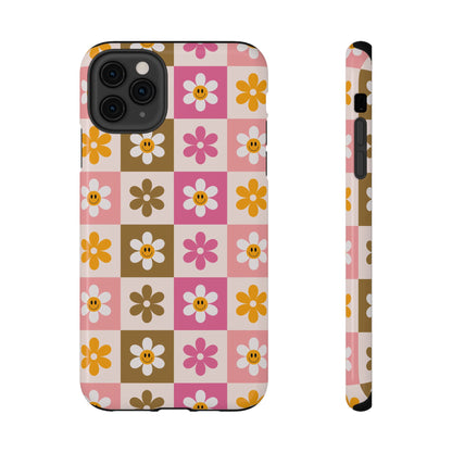 Smiley Flowers iPhone Case