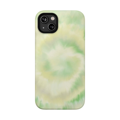 Lime Tie Dye iPhone Case