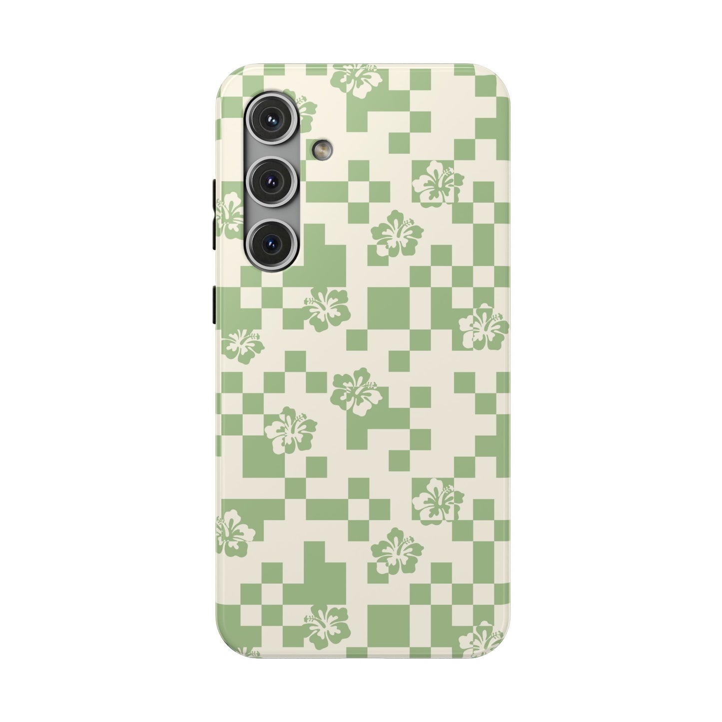 Green Hibiscus Samsung Case
