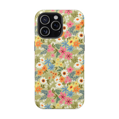 Colorful Posies iPhone Case