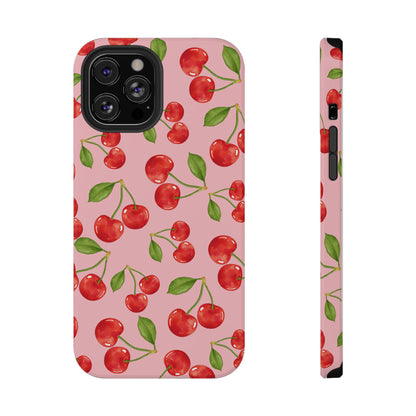 Cherry Rain iPhone Case