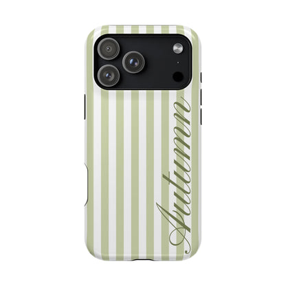 Personalized Green Beau iPhone Case