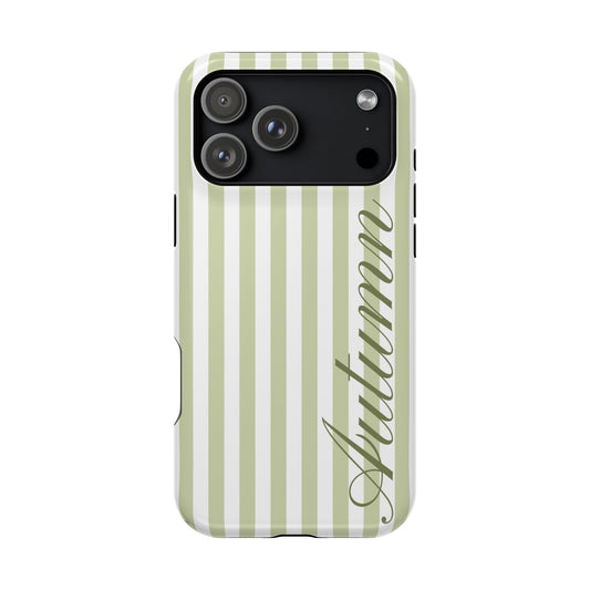 Personalized Green Beau iPhone Case