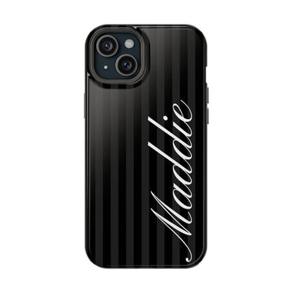 Custom Black Stripes iPhone Case