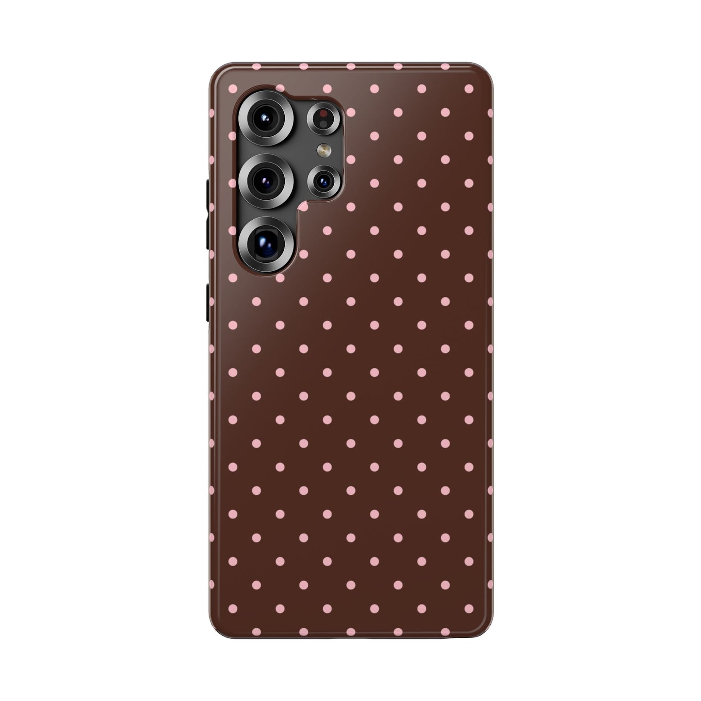 Pink Latte Mini Dots Samsung Case