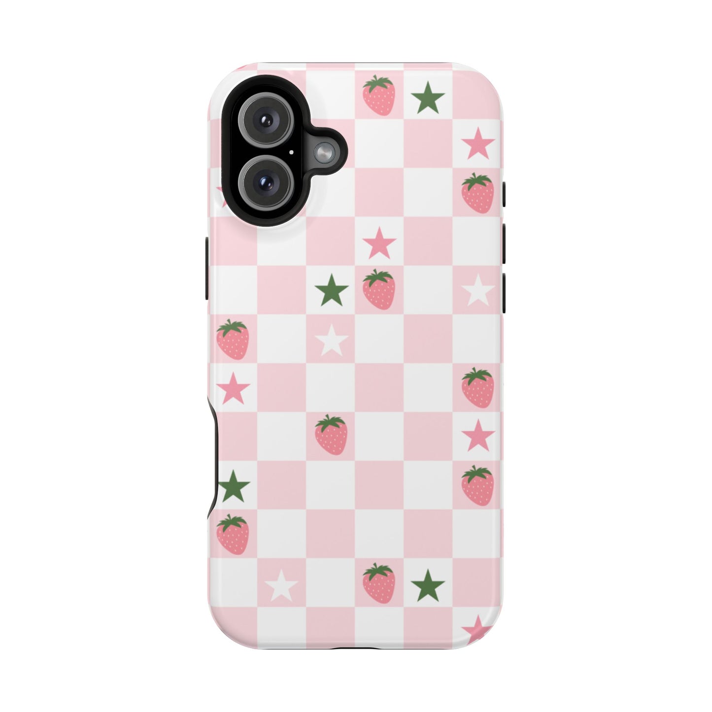 Strawberry Check iPhone Case