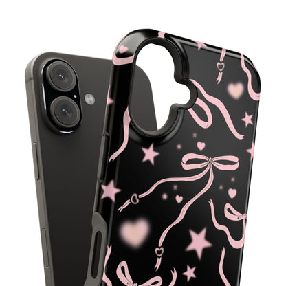 Black Cosmic Bows iPhone Case from Stella Cases
