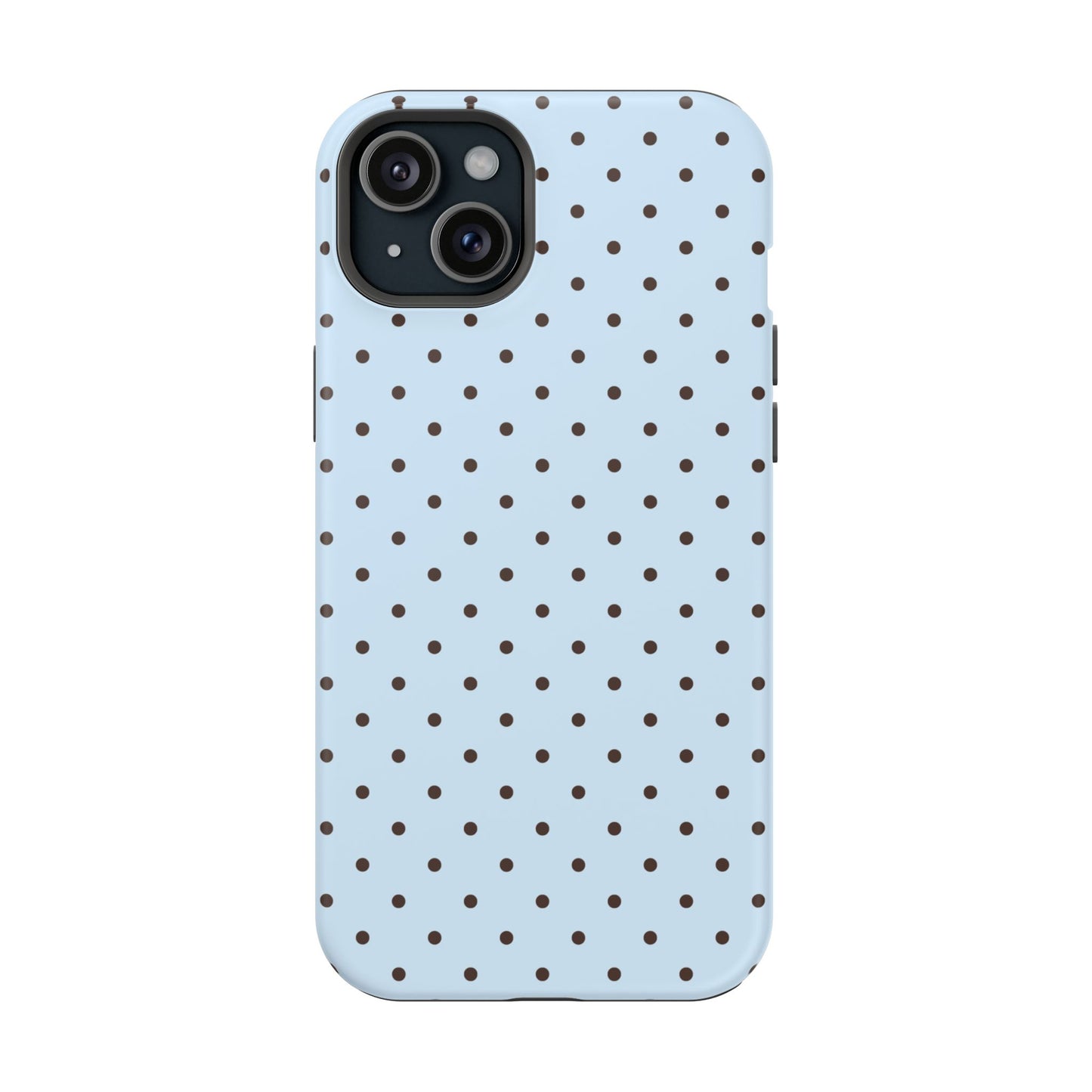 Blueberry Mocha Mini Dots iPhone Case