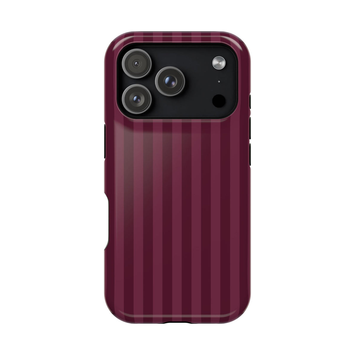 Plum Stripes iPhone Case