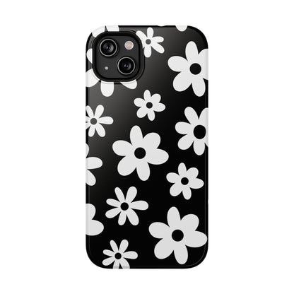 Black Flower Power iPhone Case