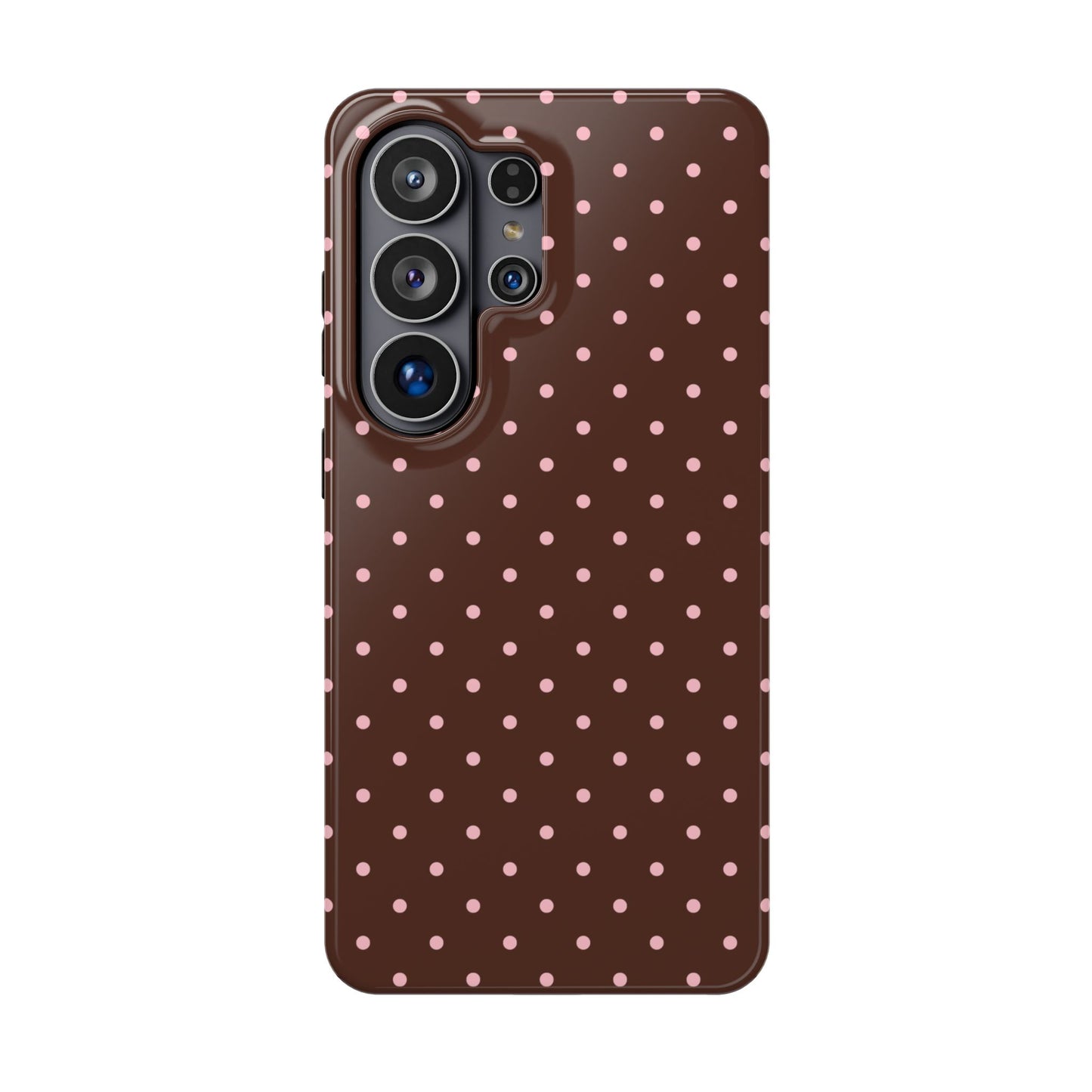 Pink Latte Mini Dots Samsung Case