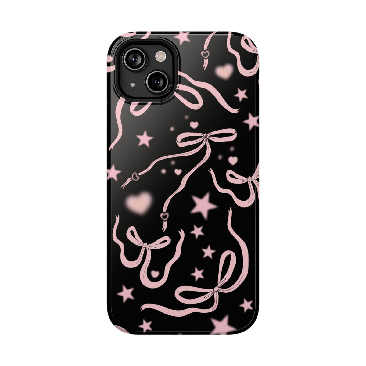 Black Cosmic Bows iPhone Case from Stella Cases