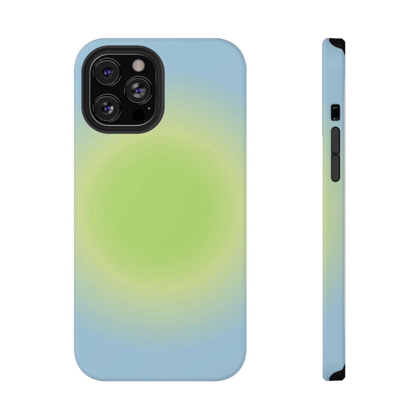 Green & Blue Aura iPhone Case