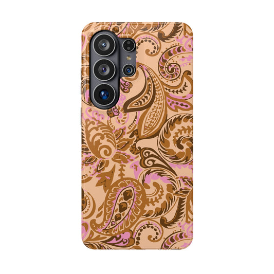 Honey Rose Paisley Samsung Case