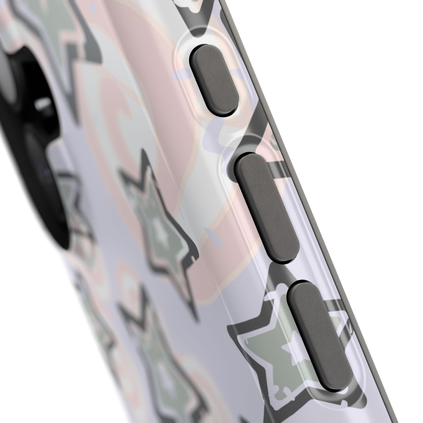 Y2K Gray Star iPhone Case