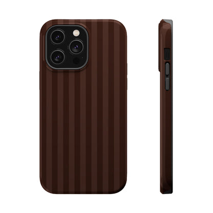 Mocha Stripes iPhone Case
