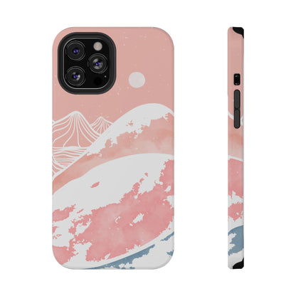 Pink Winter Night iPhone Case