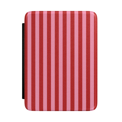 Cherry Blush Stripes Kindle Case