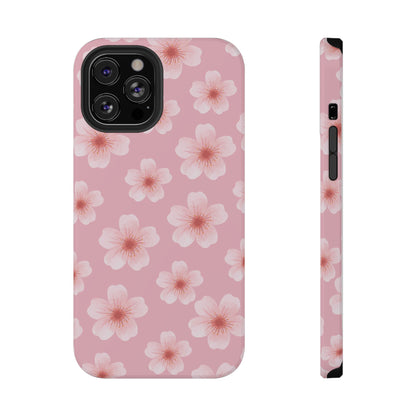 Pink Cherry Blossoms iPhone Case