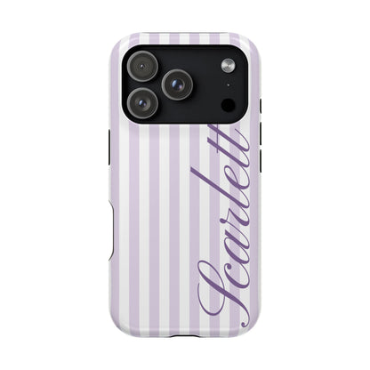 Personalized Lilac Beau iPhone Case