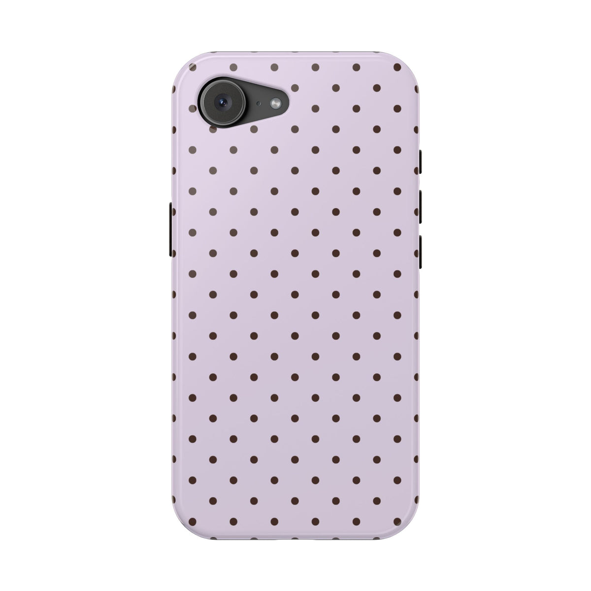 Berry Mocha Mini Dots iPhone Case