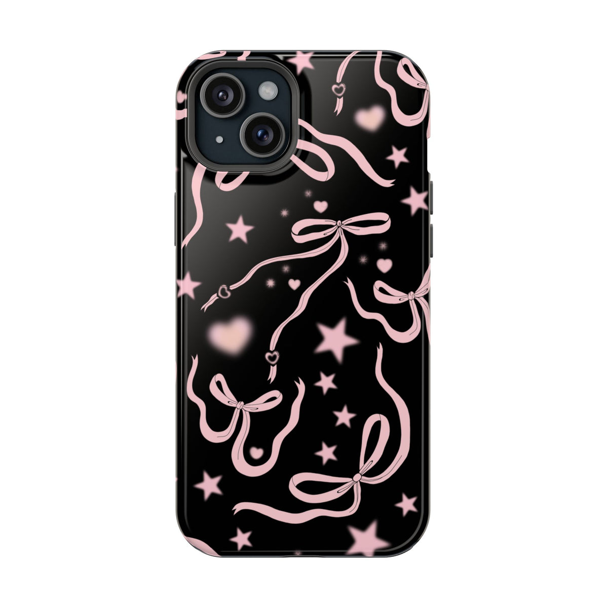 Black Cosmic Bows iPhone Case from Stella Cases