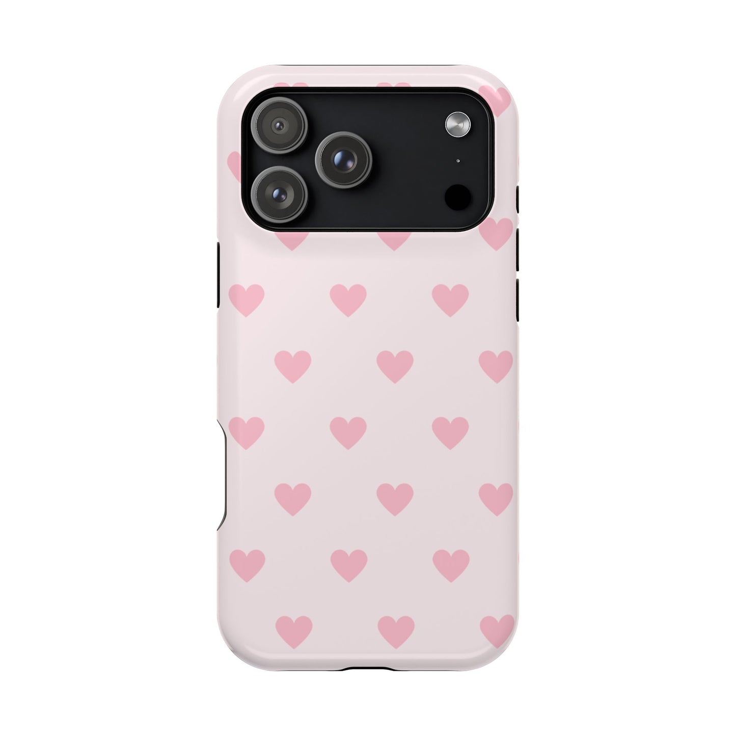 Light Pink Hearts iPhone Case