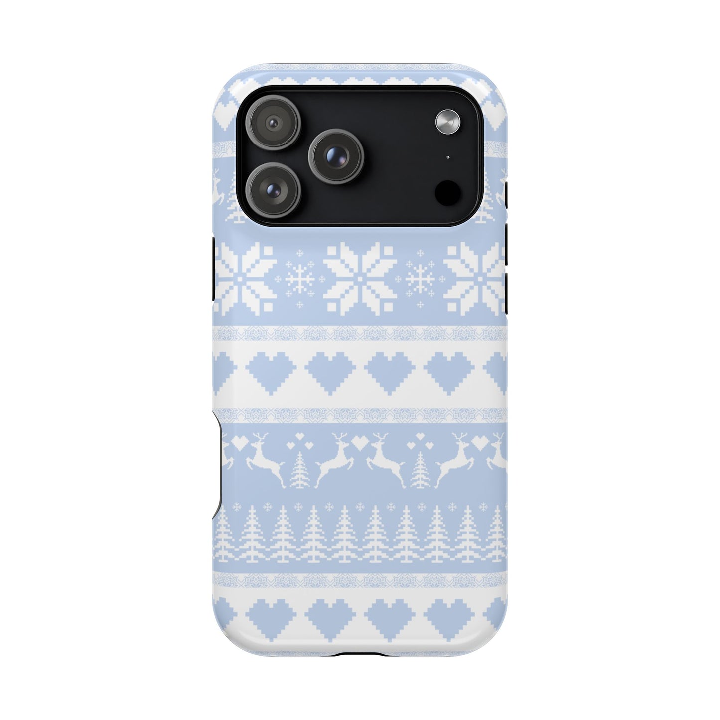 Blue Christmas Sweater iPhone Case