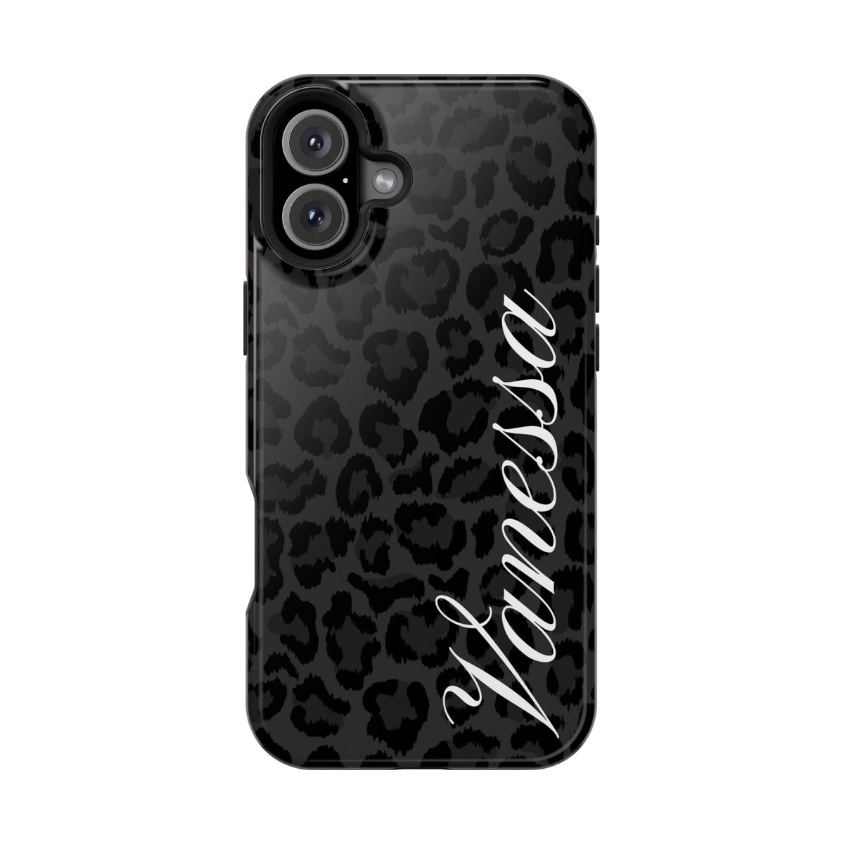 Custom Black Leopard iPhone Case