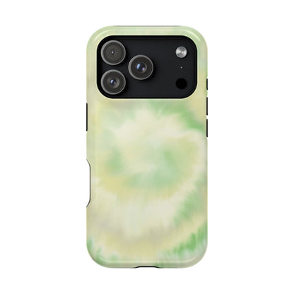 Lime Tie Dye iPhone Case