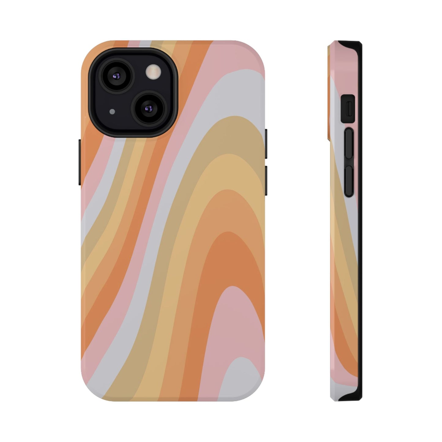 Rainbow Waves iPhone Case