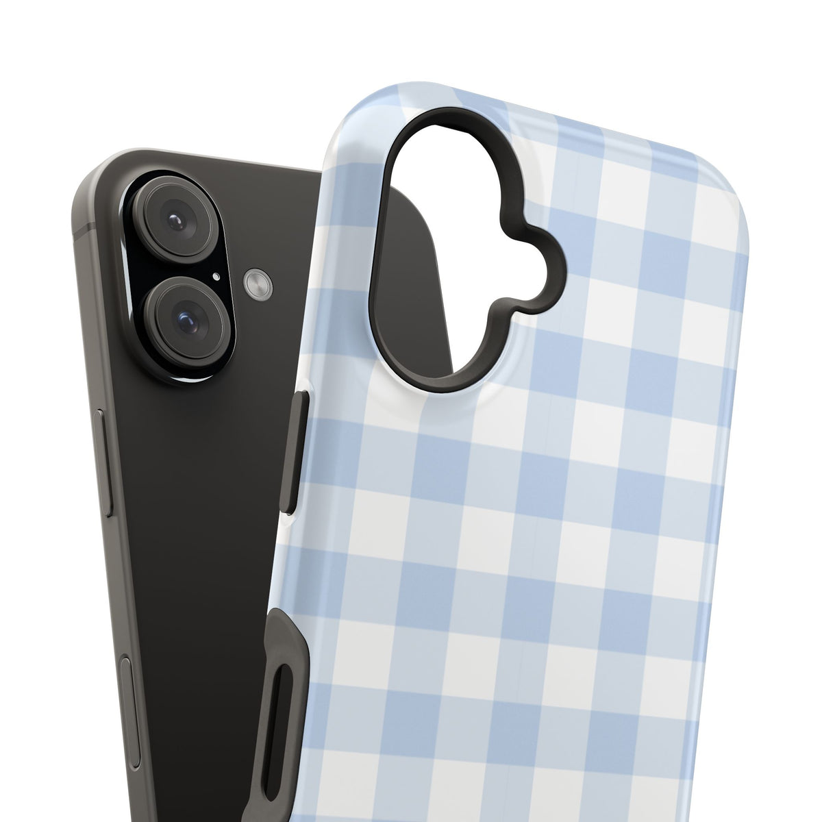 Blue Gingham iPhone Case