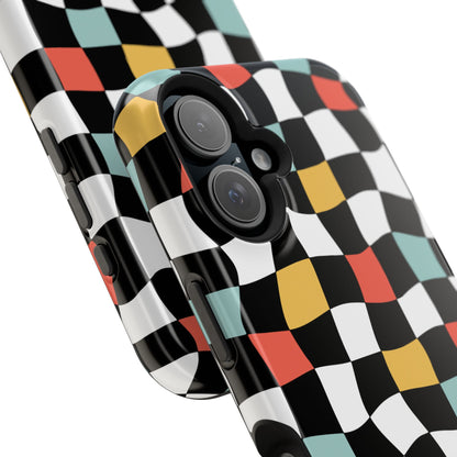 Retro Check iPhone Case