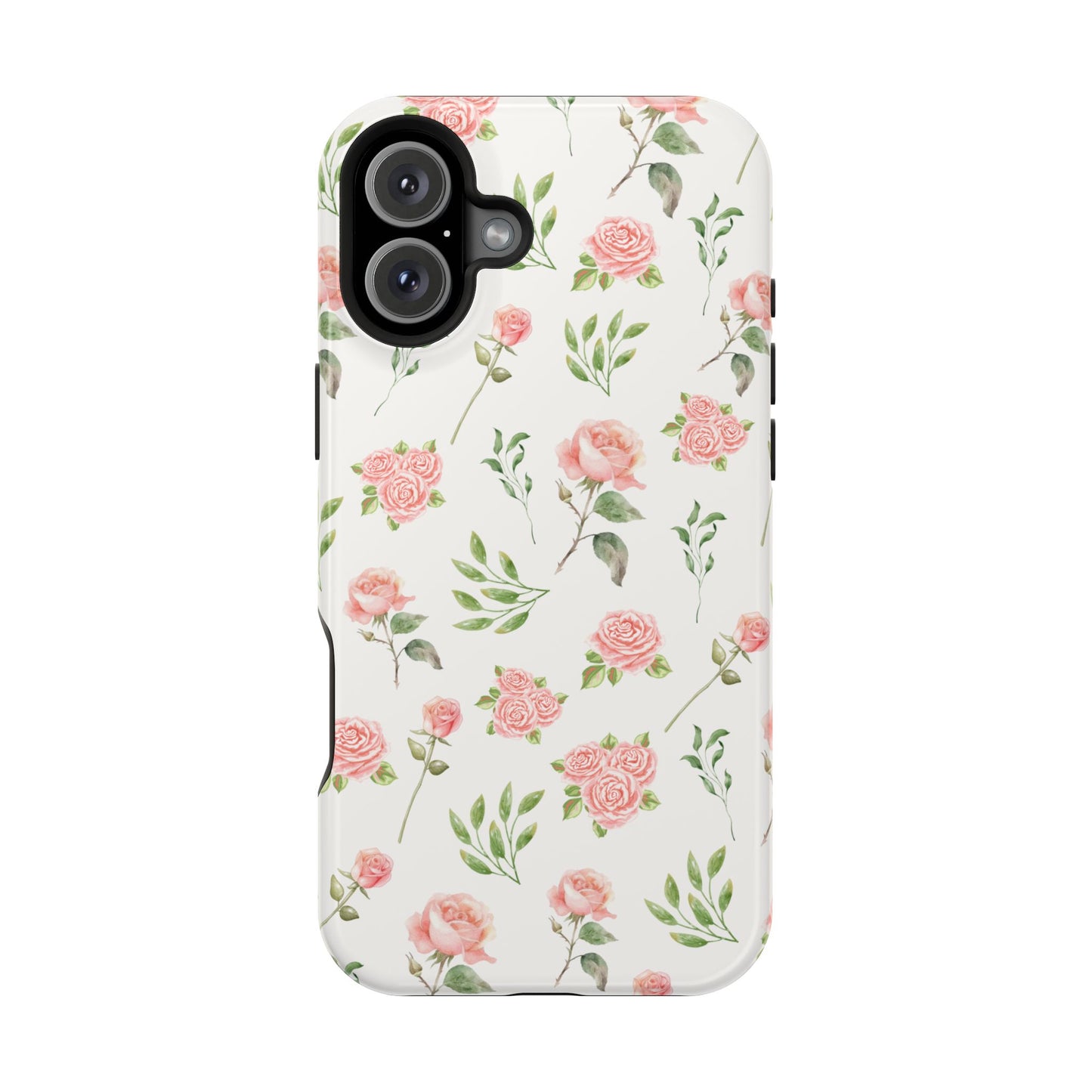 Pink Vintage Roses iPhone Case