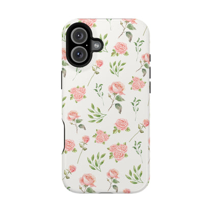 Pink Vintage Roses iPhone Case