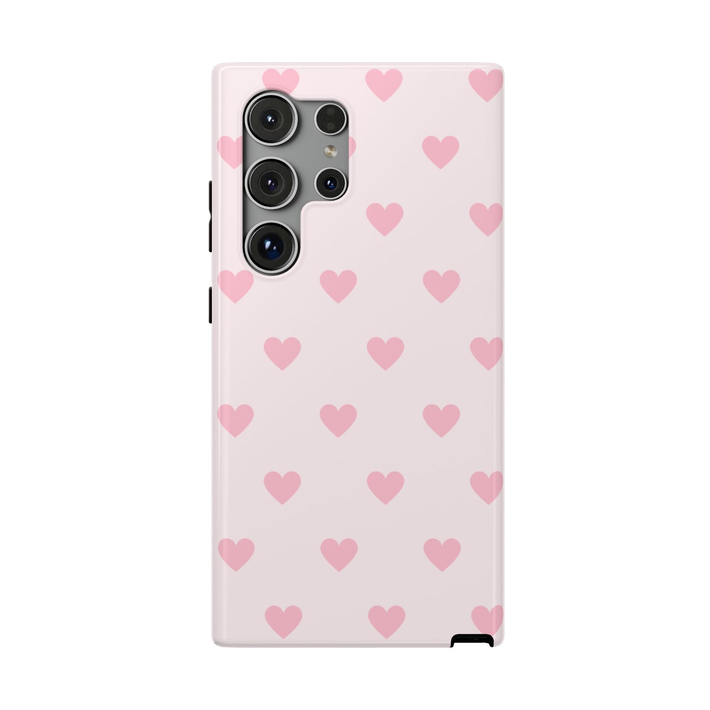 Light Pink Hearts Samsung Case