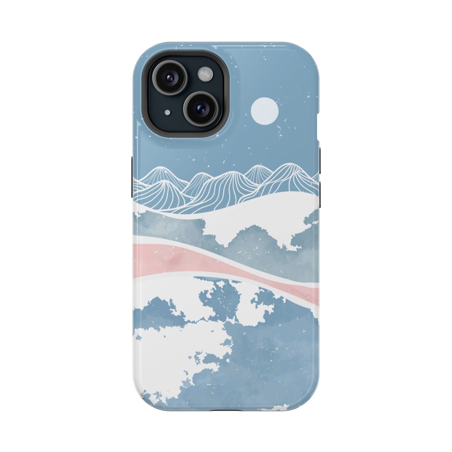 Blue Winter Night iPhone Case