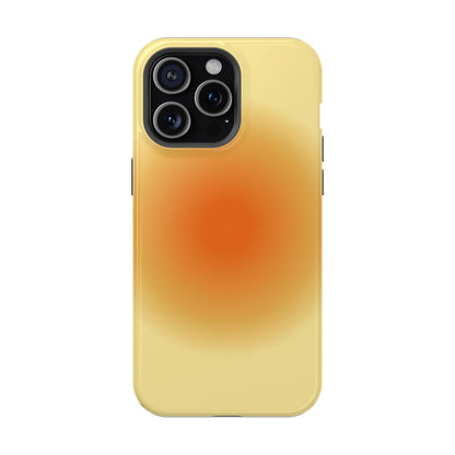Orange Aura iPhone Case