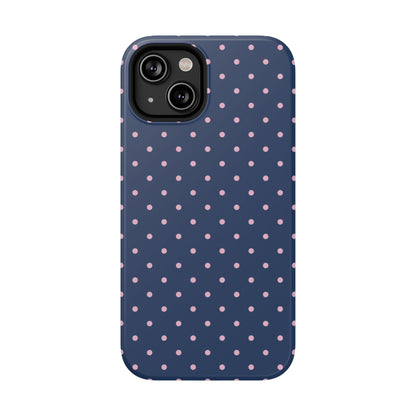 Periwinkle Mini Dots iPhone Case