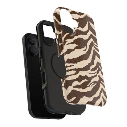 Brown Zebra iPhone Case