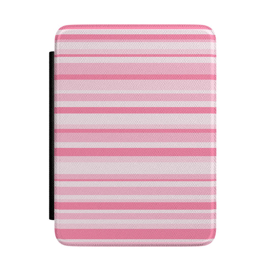 Pink Candy Stripes Kindle Case