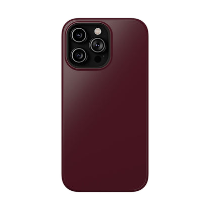 Burgundy iPhone Case