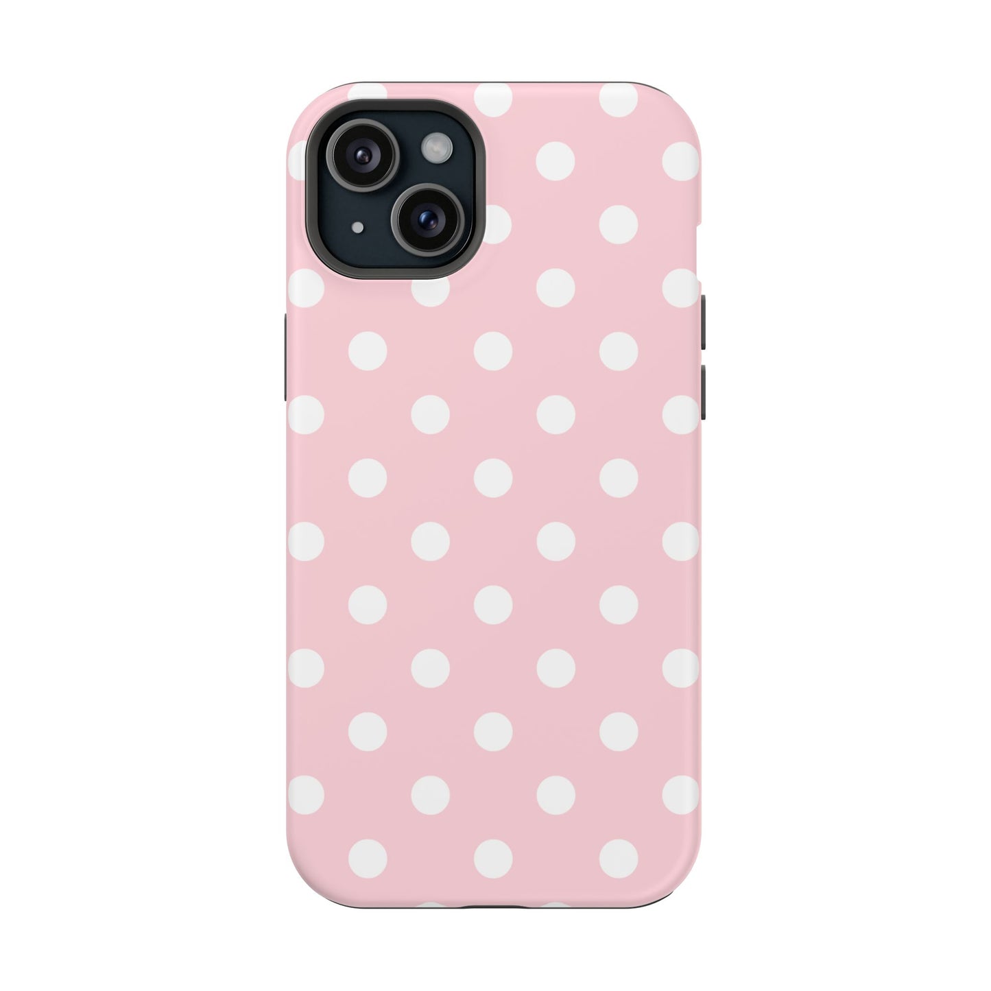 Pink Candy Polka Dots iPhone Case