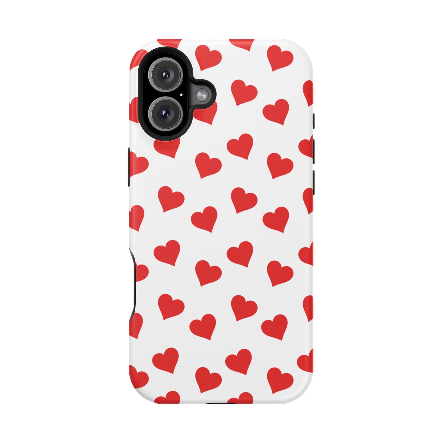Red Heart Mania iPhone Case