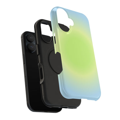 Green & Blue Aura iPhone Case