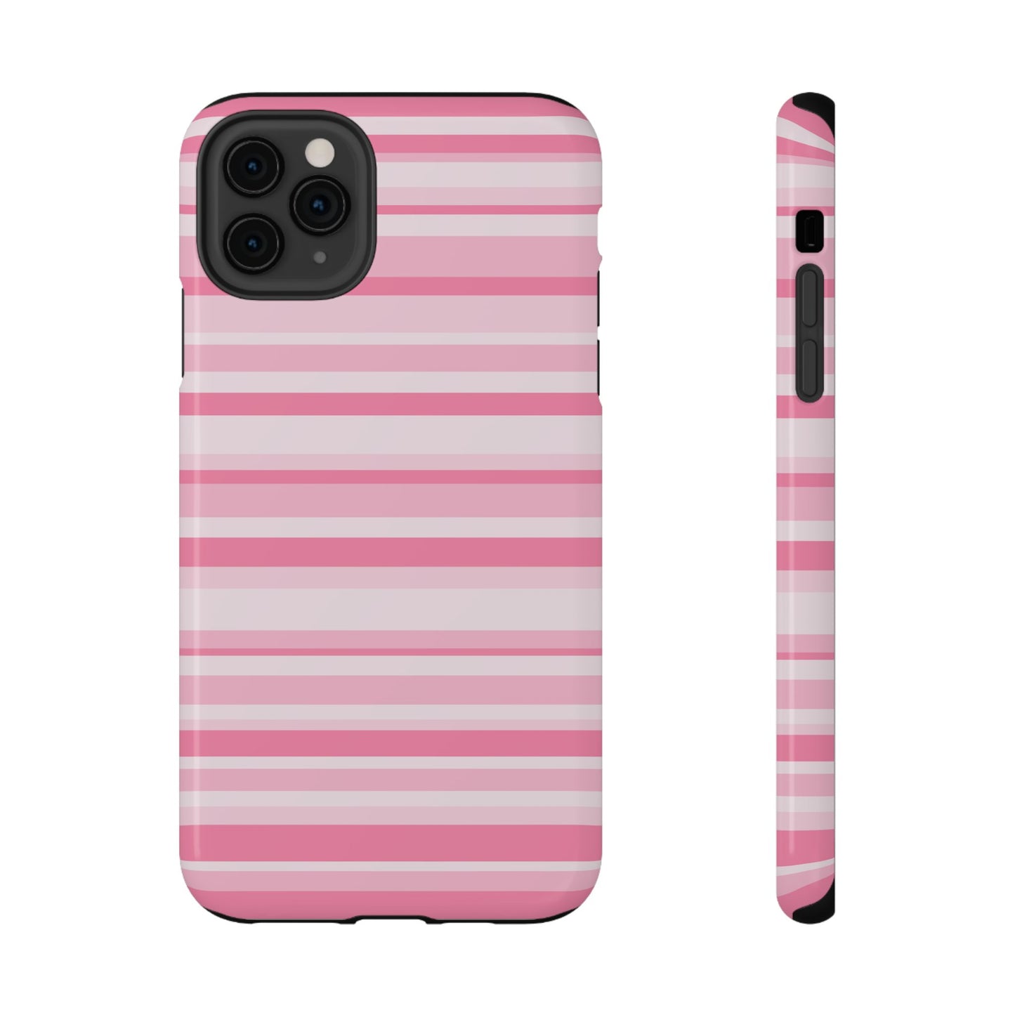 Pink Candy Stripes iPhone Case