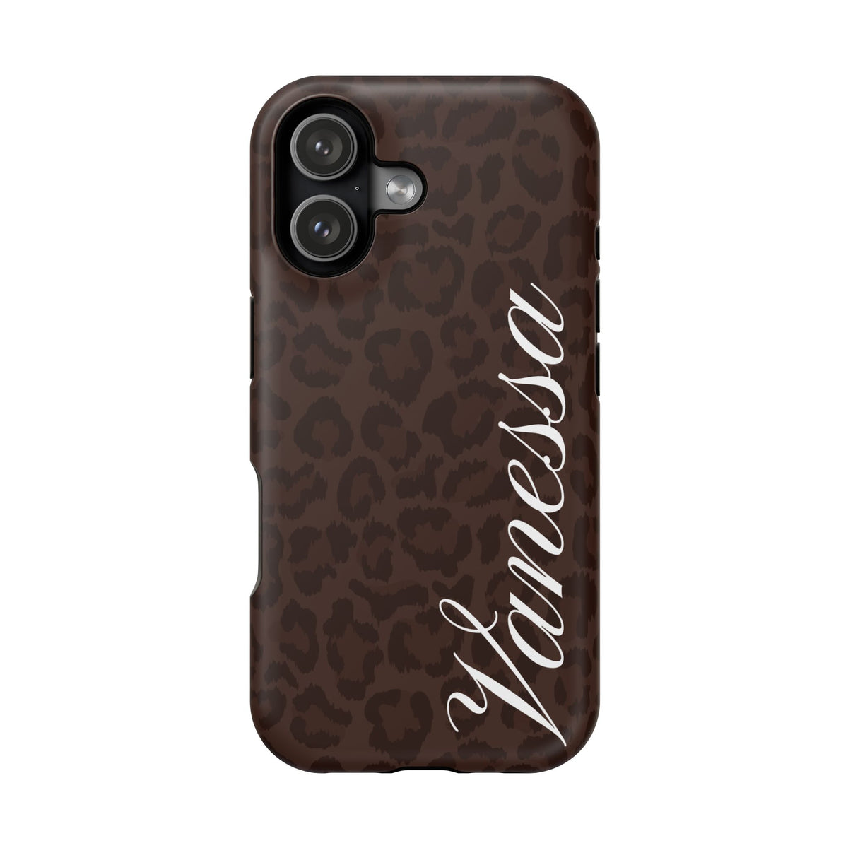Custom Mocha Leopard iPhone Case